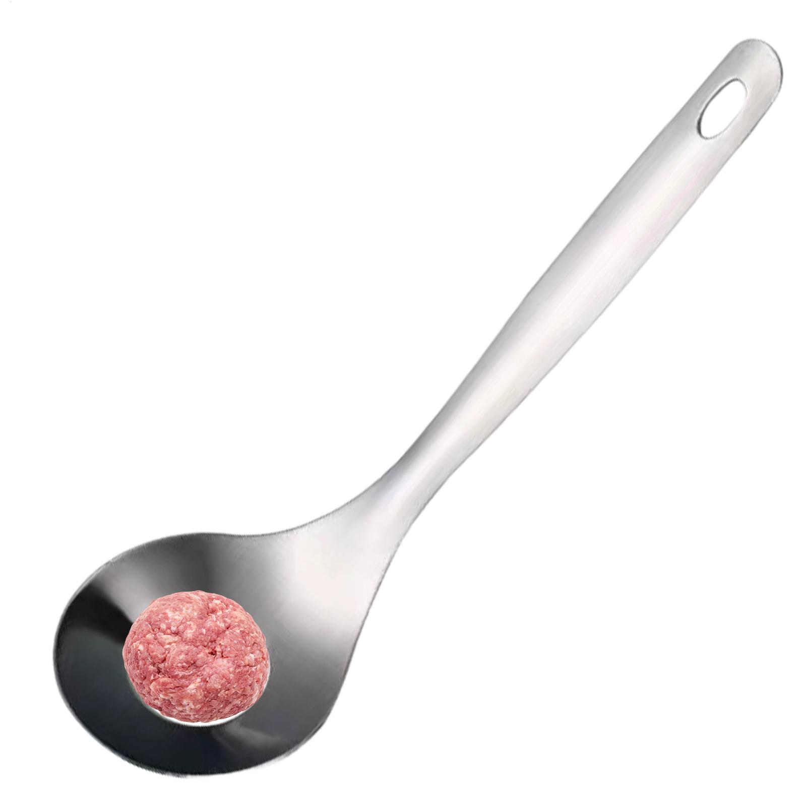 Kitchen Gadgets Presents - 1pc 304 Stainless Steel Meatball Spoon