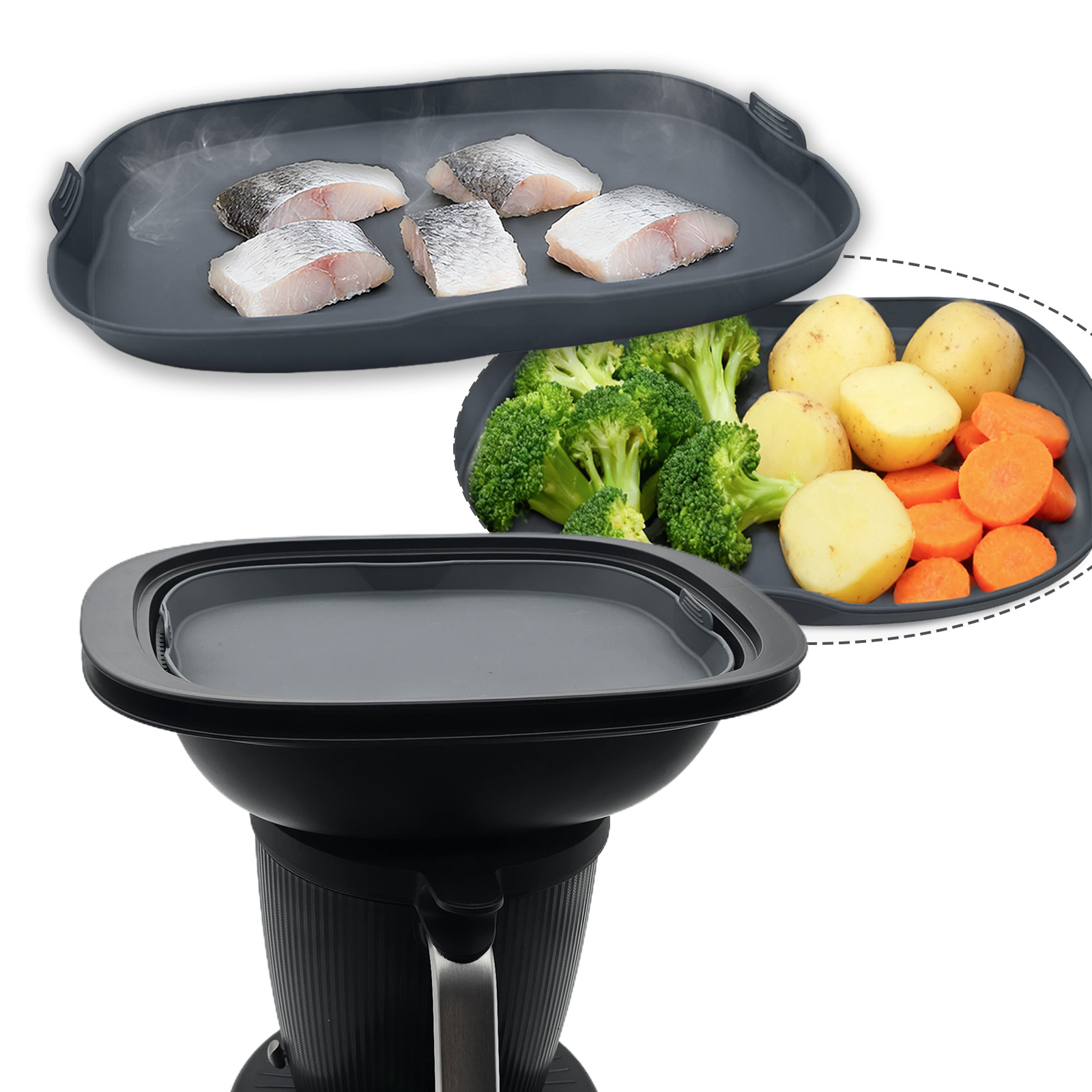 Kitchen Gadgets Thermomix - Silicone Steamer&Baking Dish for Thermomix TM5