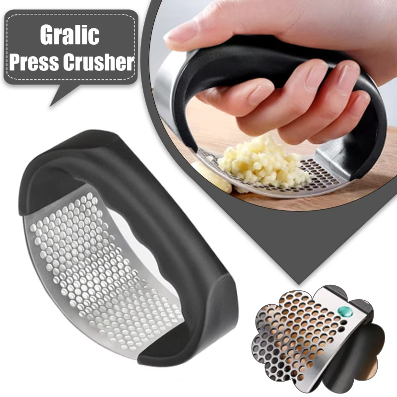 Kitchen Hanging Gadgets - 1/6pcs Stainless Steel Garlic Press Crusher