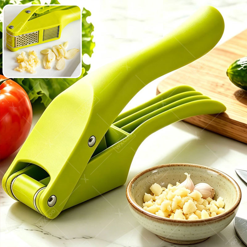 Manual Garlic Press - 2 in 1 Practical Garlic Press