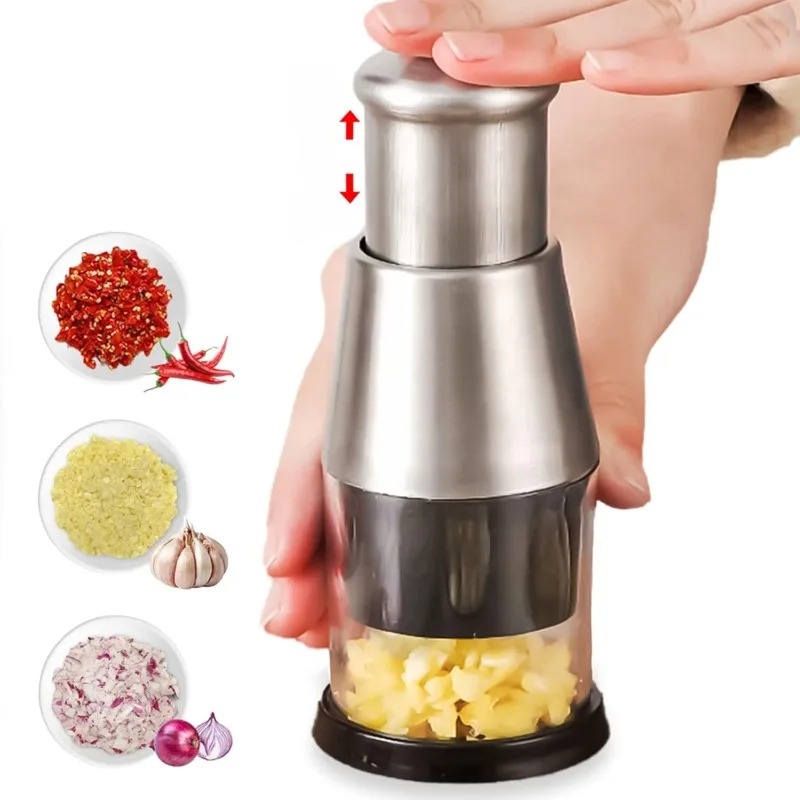 Stainless Steel Manual Garlic  - đánh giá và giá Kitchen Gadgets Garlic