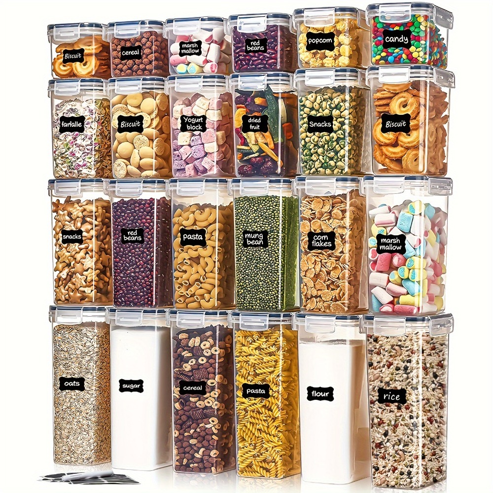 24Pcs Food Storage Containers  - đánh giá và giá Kitchen Hanging Gadgets
