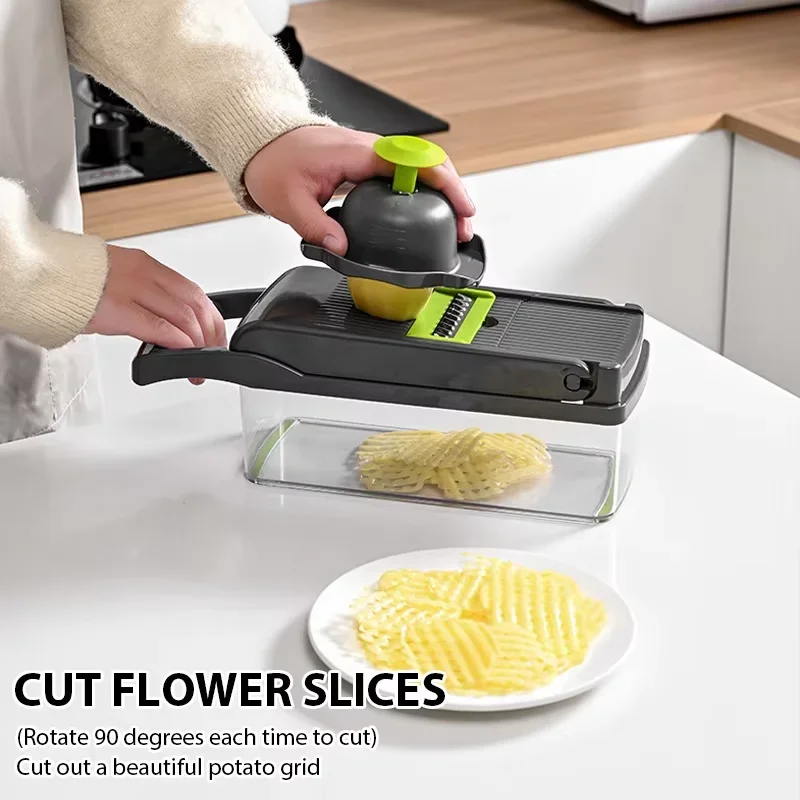 Vegetable Cutter Multifunction - đánh giá và giá Cheese Grater Box