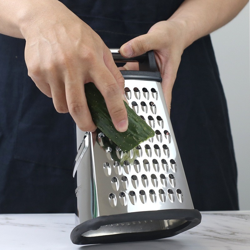Stainless Steel Four-side Grat - đánh giá và giá Cheese Grater Box