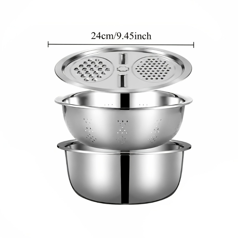3pcs Stainless Steel Kitchen C - đánh giá và giá Cheese Grater Box