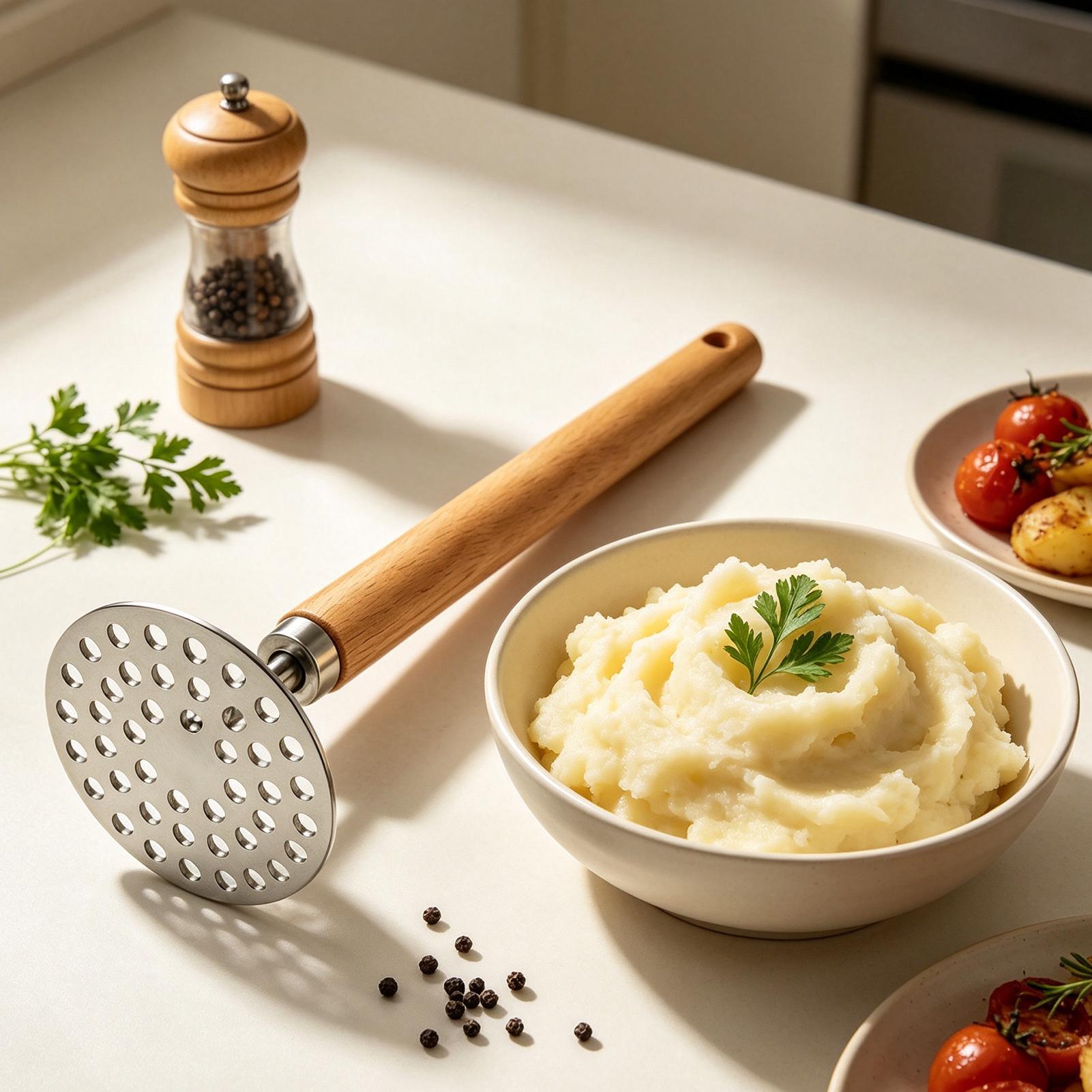 Manual Potato Masher Stainless - đánh giá và giá Kitchen Room Gadgets