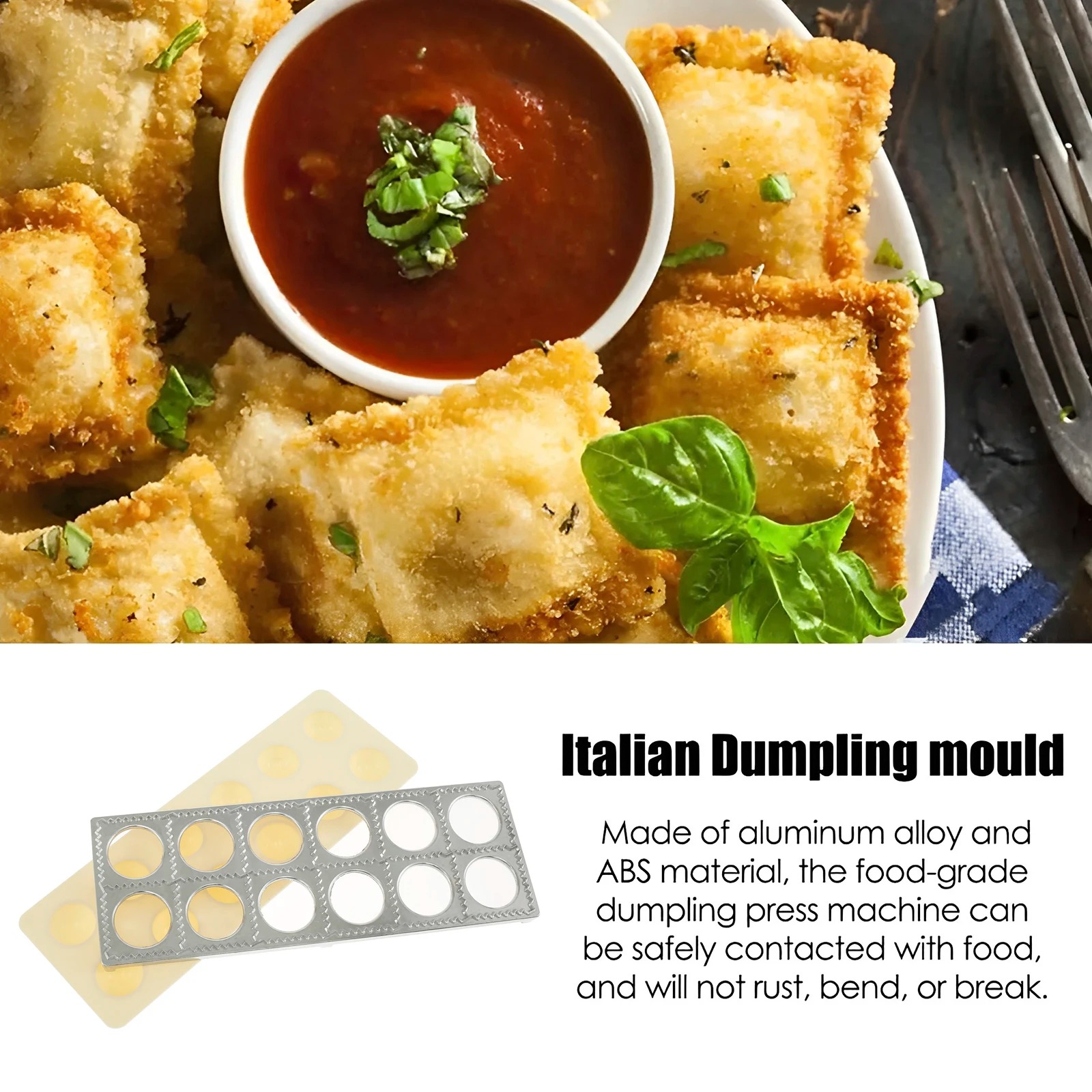 Dumpling Mold 12 Holes Ravioli - đánh giá và giá Kitchen Hanging Gadgets