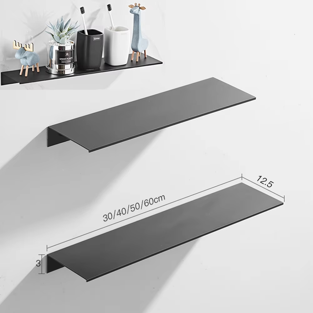 30/40/50CM Bathroom Shelf Alum - đánh giá và giá Kitchen Gadgets Hacks