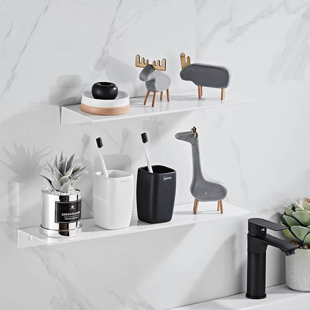 30/40/50CM Bathroom Shelf Alum - đánh giá và giá Kitchen Gadgets Hacks