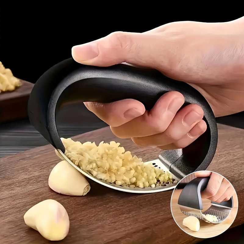 1A Manual Garlic Press Black H - đánh giá và giá Manual Garlic Press