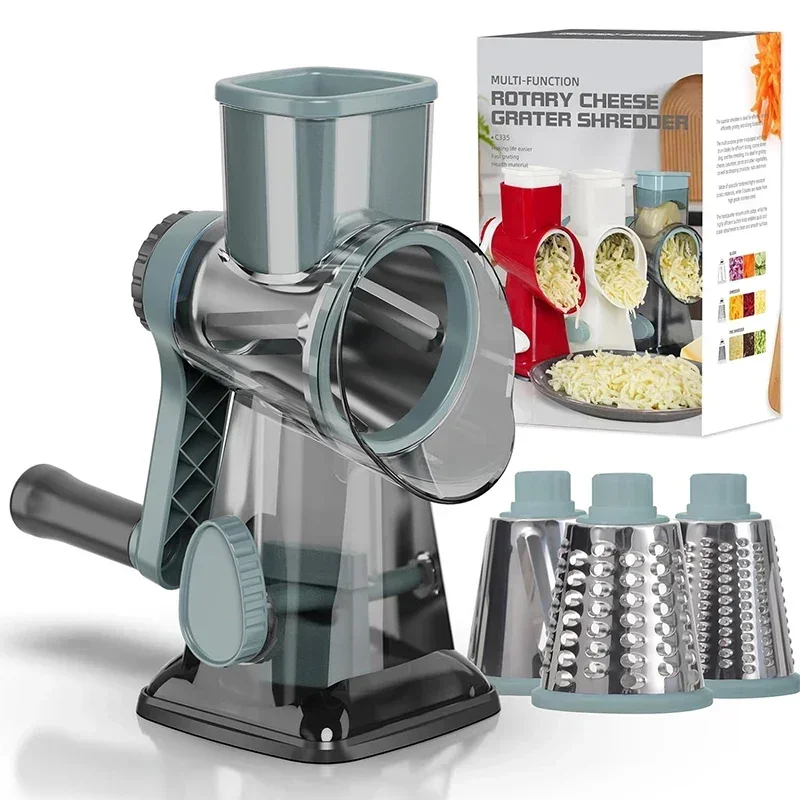 2025 3-in-1 Rotary Cheese Grat - đánh giá và giá Cheese Grater Box