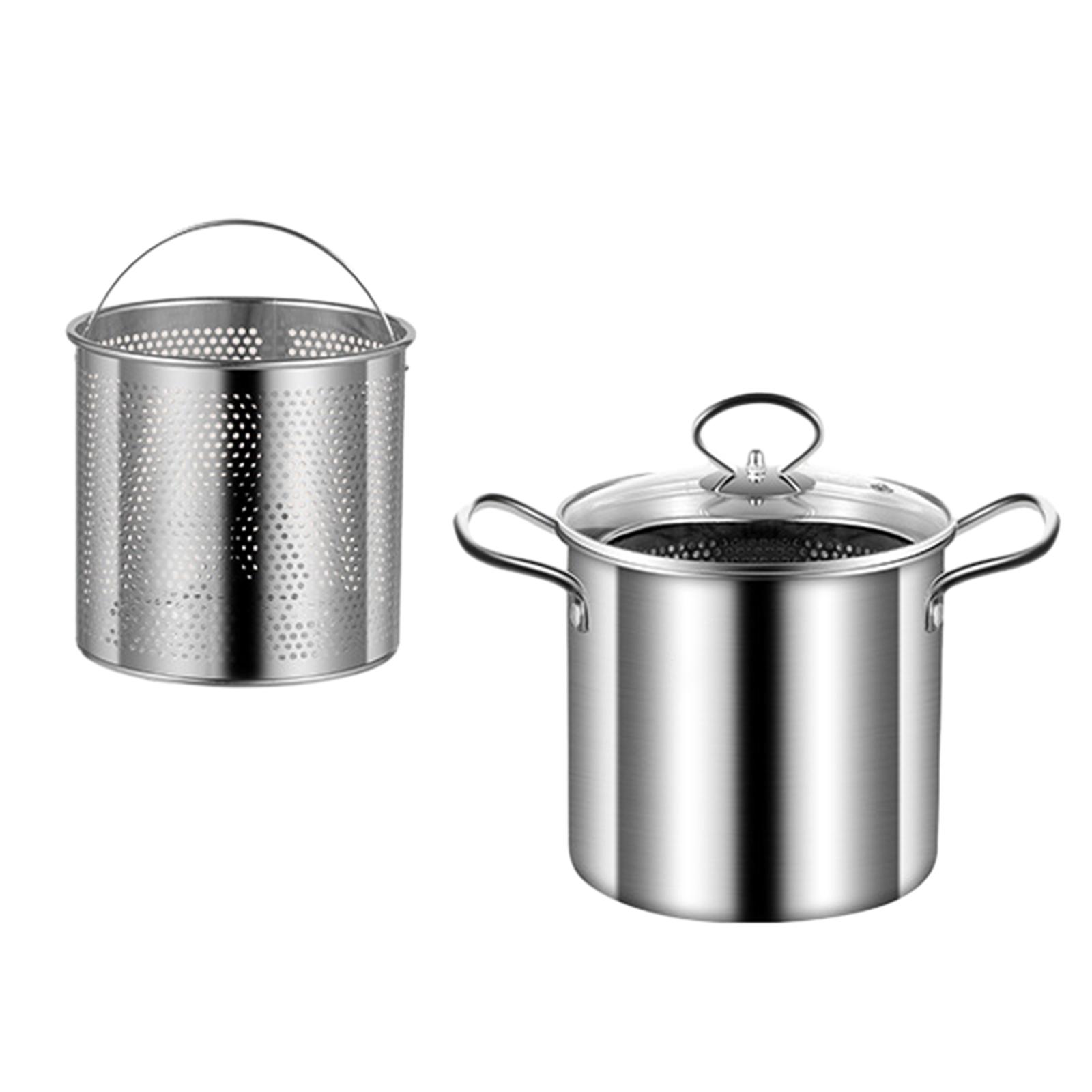 Deep Frying Pot Frying Basket  - đánh giá và giá Kitchen Room Gadgets
