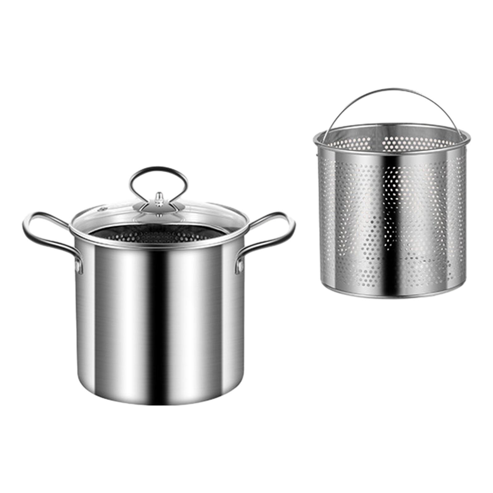 Deep Frying Pot Frying Basket  - đánh giá và giá Kitchen Room Gadgets
