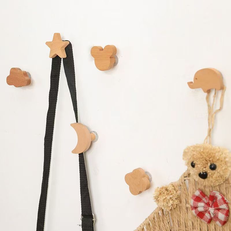 1pc Wooden Hooks Cute Room Dec - đánh giá và giá Kitchen Room Gadgets