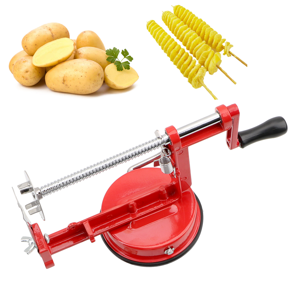 Manual Spiral French Fry Cutte - đánh giá và giá Kitchen Gadgets Hacks