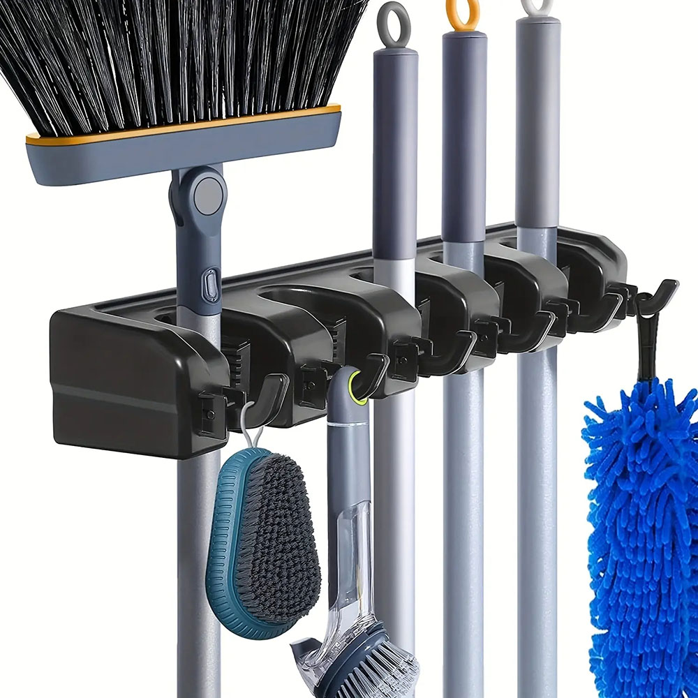 Wall Mounted Mop Holder 3/4/5  - đánh giá và giá Kitchen Gadgets Hacks
