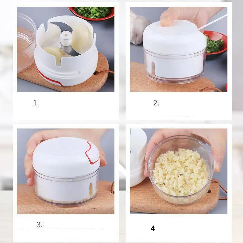 Plastic Garlic Crusher Press V - đánh giá và giá Kitchen Gadgets Garlic