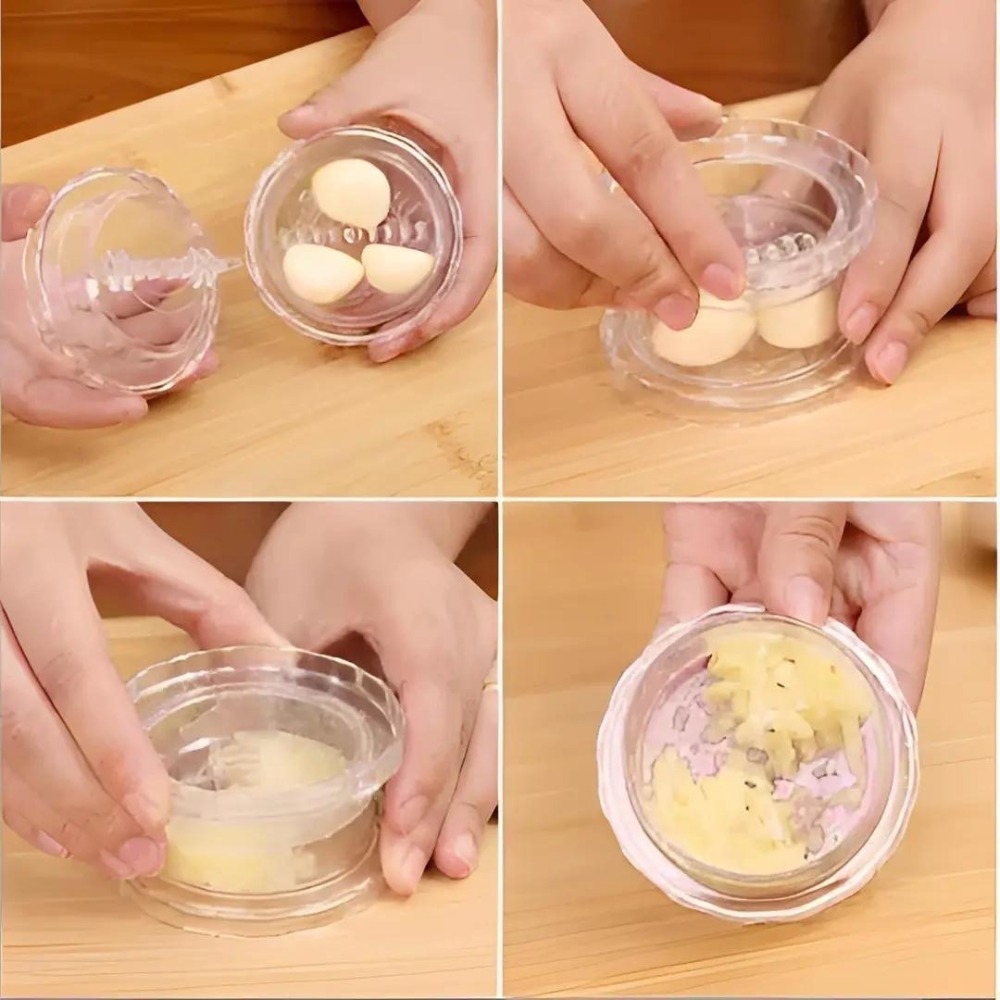 Kitchen Multifunctional Garlic - đánh giá và giá Manual Garlic Press