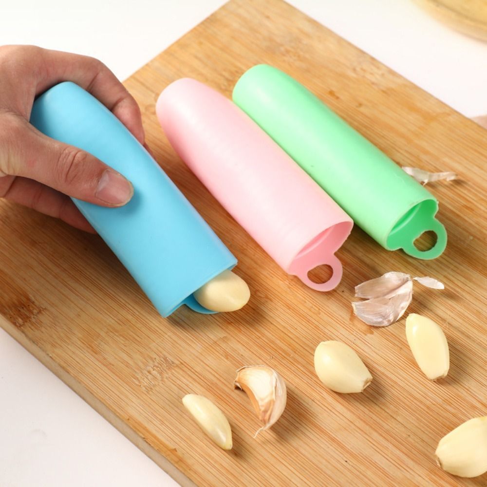 New Silicone Garlic Peeler Blu - đánh giá và giá Kitchen Gadgets Garlic
