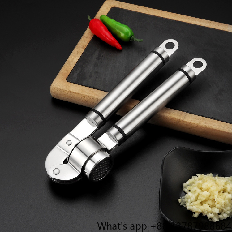304 Stainless Steel Garlic Pre - đánh giá và giá Manual Garlic Press
