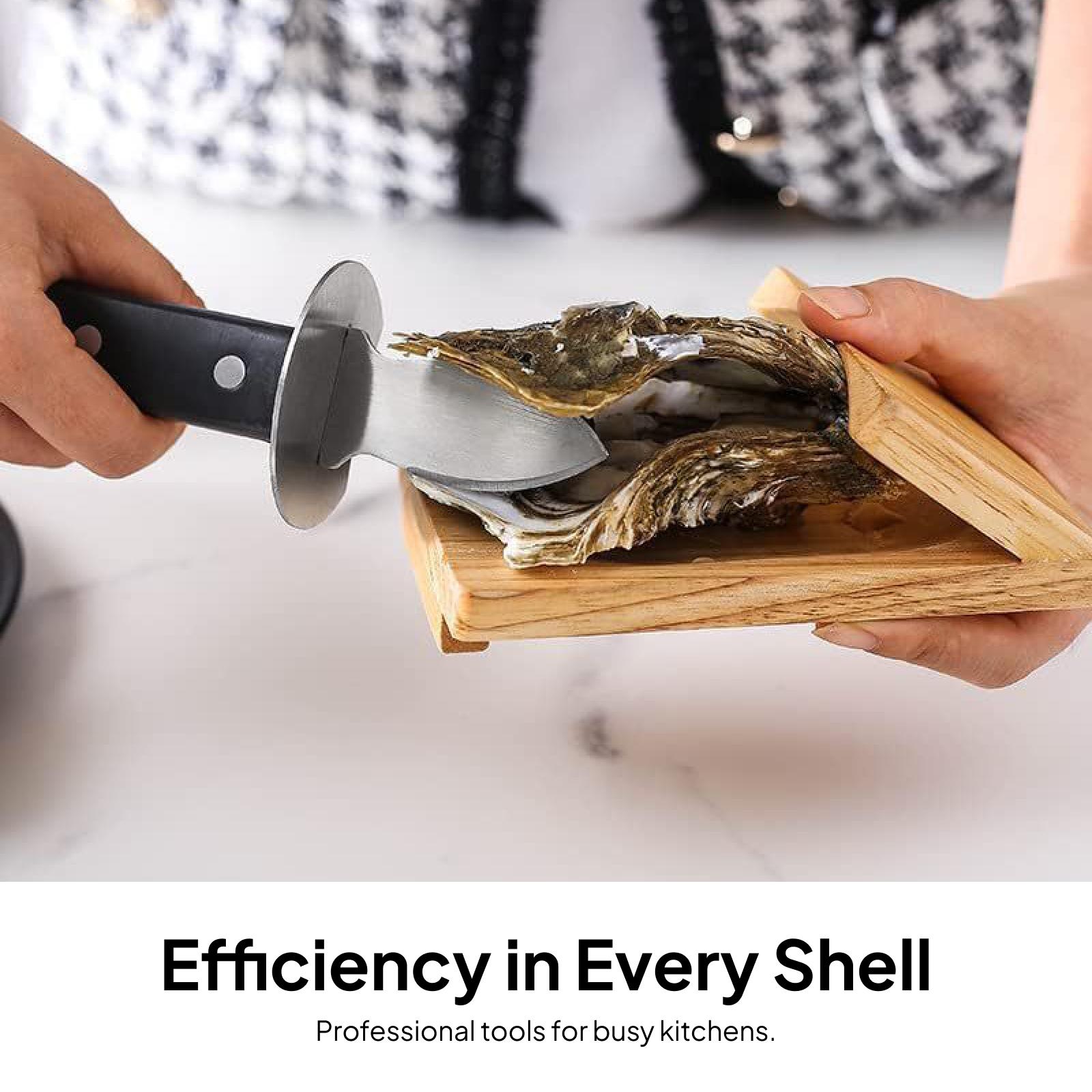 Oyster Holder Wood Clamp Tray  - đánh giá và giá Kitchen Room Gadgets