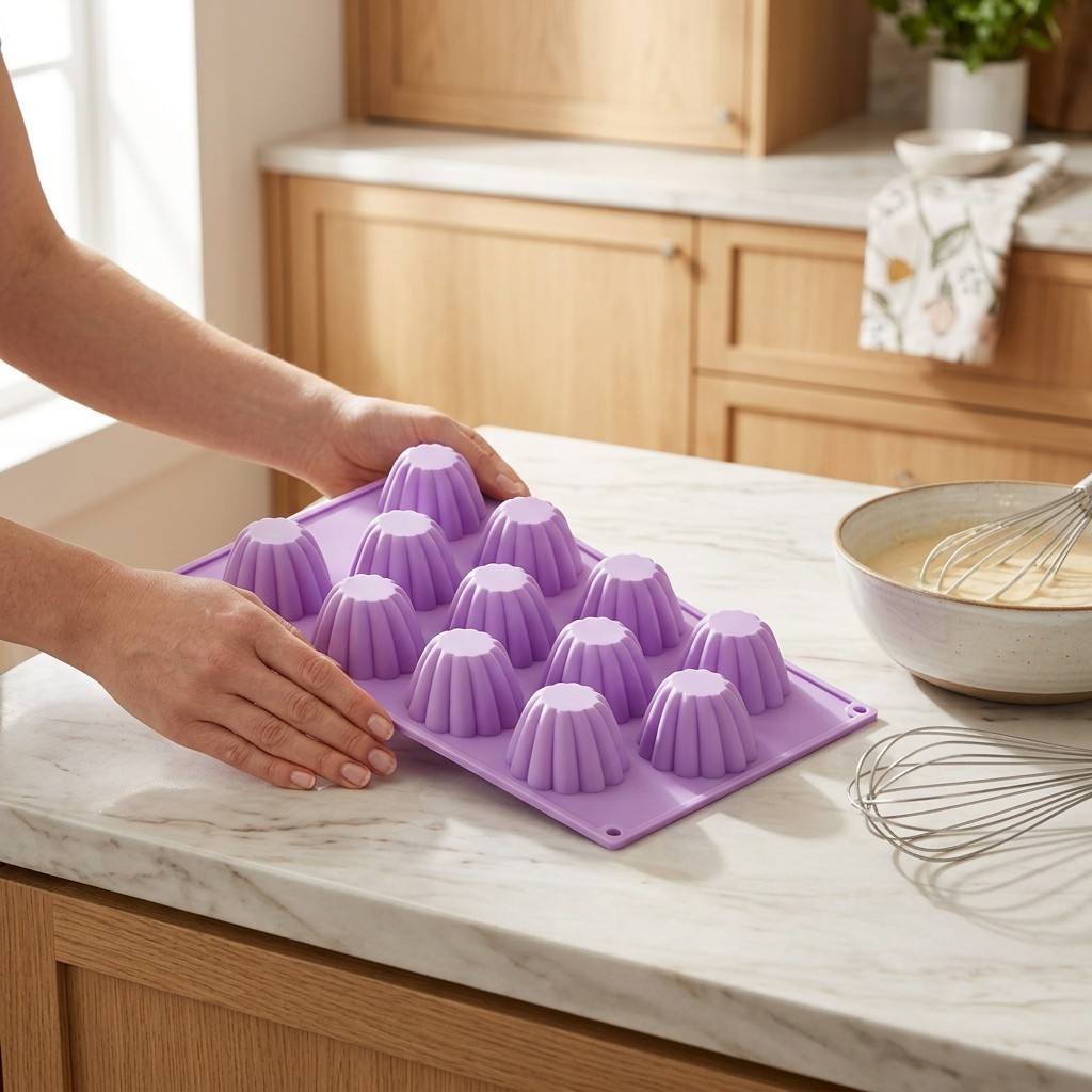 12-Cavity Mini Spiral Silicone - đánh giá và giá Kitchen Hanging Gadgets